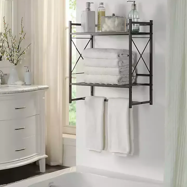 Bronze 2-Tier Utility Shelf