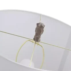 Brown and Gold Gourd Table Lamp