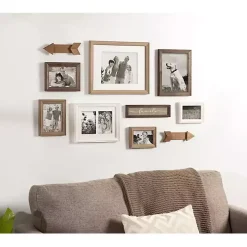 Brown Arrow 10-pc. Gallery Wall Picture Frame Set