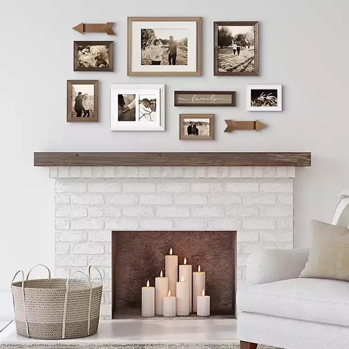 Brown Arrow 10-pc. Gallery Wall Picture Frame Set