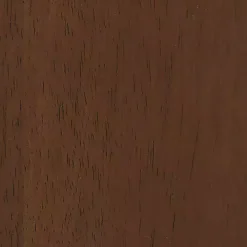 Brown Boucle Brown Faux Leather Bench