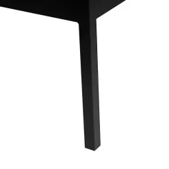 Brown Boucle Upholstered Metal Frame Bench