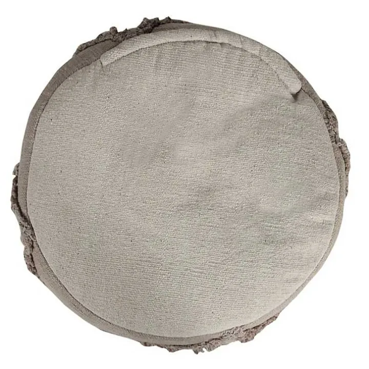 Brown Diamond Tufted Pouf