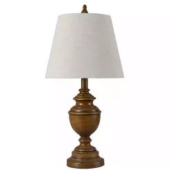 Brown Farmhouse Accent Table Lamp