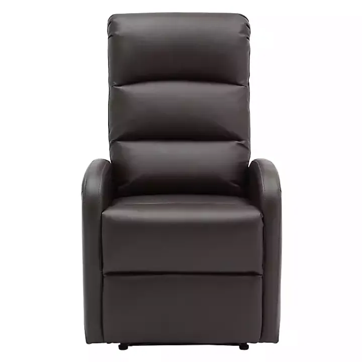 Brown Faux Leather Dormi Recliner