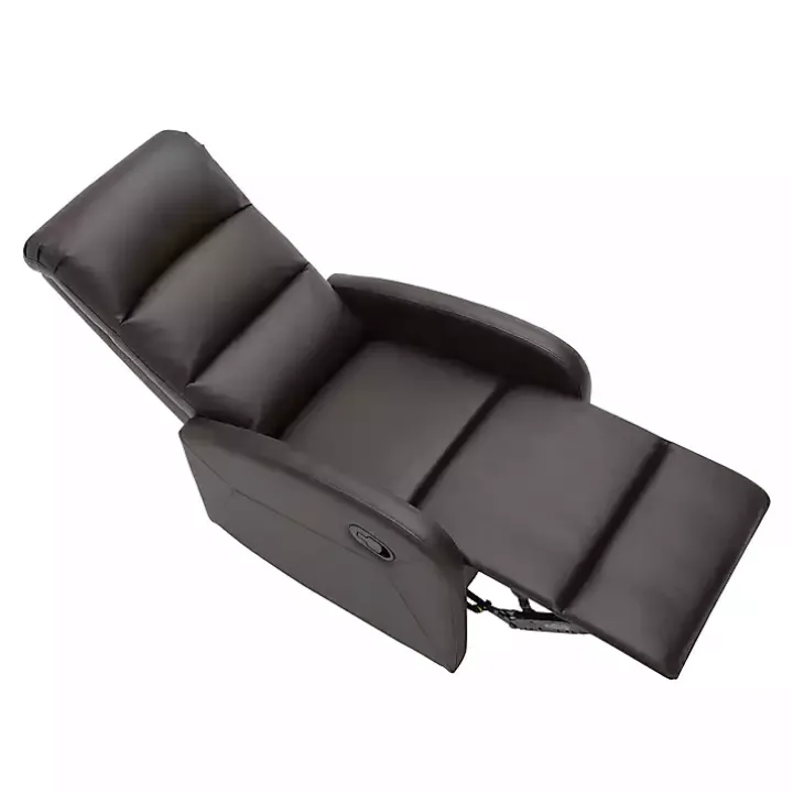 Brown Faux Leather Dormi Recliner