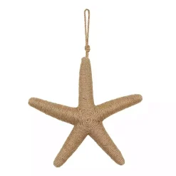 Brown Jute Starfish Wall Plaque