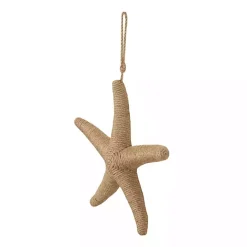 Brown Jute Starfish Wall Plaque