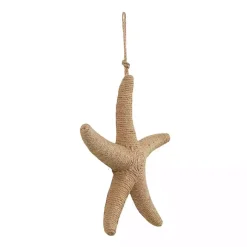 Brown Jute Starfish Wall Plaque