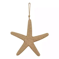 Brown Jute Starfish Wall Plaque
