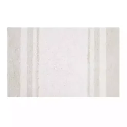 Brown Stripe Reversible Bath Mat, 45 in.