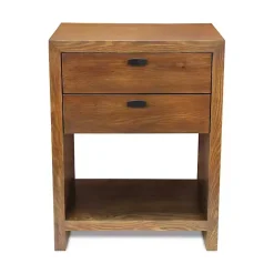 Brown Vivara 2-Drawer Nightstand
