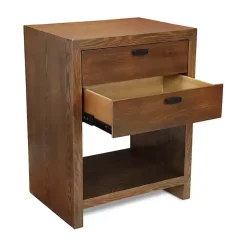 Brown Vivara 2-Drawer Nightstand