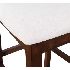 Brown Wilbur Cane Back Counter Stools, Set of 2