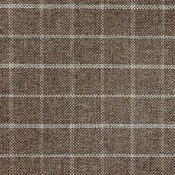 Brown Windowpane Upholstered Counter Stool