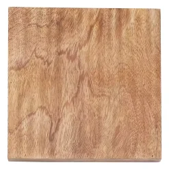 Brown Wood and Gold Tic Tac Toe Game Set