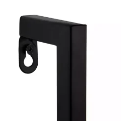 Brown Wood Black Metal Frame 3-pc. Wall Shelves