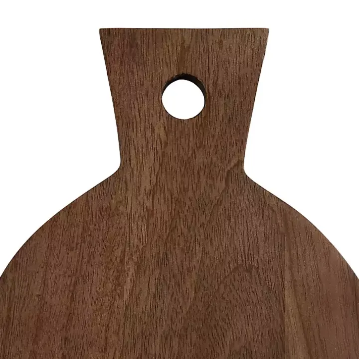 Brown Wood Board Tiered Wall Shelf