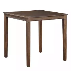 Brown Wood Counter Stool 5-pc. Dining Set