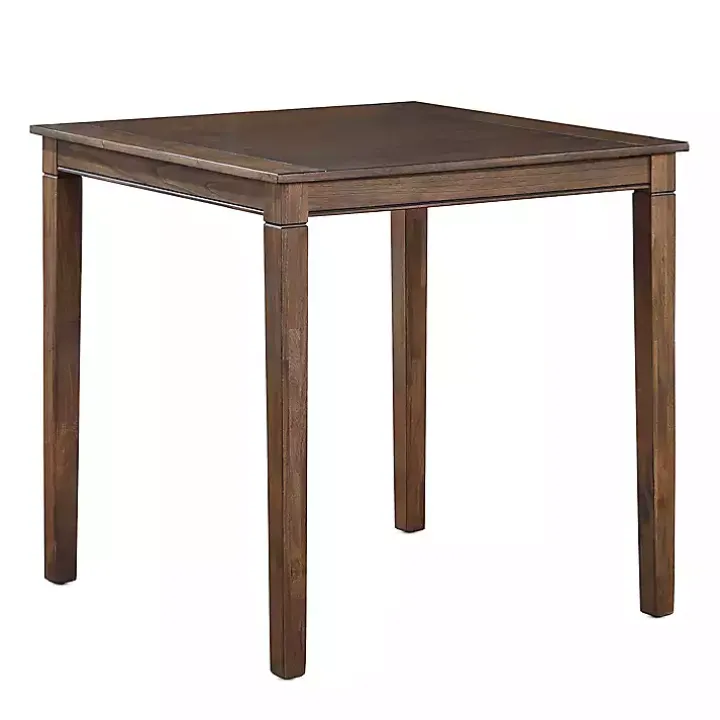 Brown Wood Counter Stool 5-pc. Dining Set