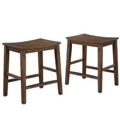 Brown Wood Counter Stool 5-pc. Dining Set