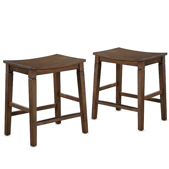 Brown Wood Counter Stool 5-pc. Dining Set