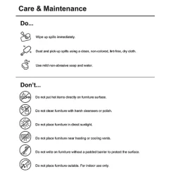 Brown Wood Frame Metal Base 2-Door Cabinet