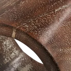 Brown Wood Napkin Rings, Set of 4