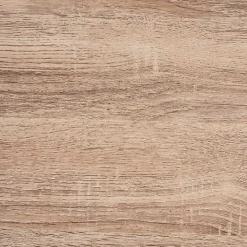 Brown Wood Raised Edge Side Table