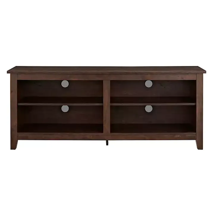 Brown Wood TV Stand, 58 in.