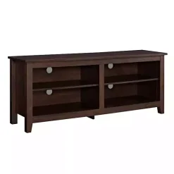 Brown Wood TV Stand, 58 in.