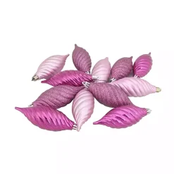 Bubblegum Pink Shatterproof Christmas Ornament Set