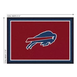 Buffalo Bills Area Rug, 4x6