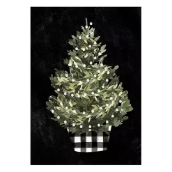 Buffalo Check Christmas Tree Canvas Art Print