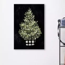 Buffalo Check Christmas Tree Canvas Art Print