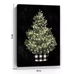 Buffalo Check Christmas Tree Canvas Art Print