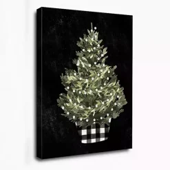 Buffalo Check Christmas Tree Canvas Art Print