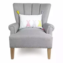 Bunny Bums Tassel Easter Throw Pillow