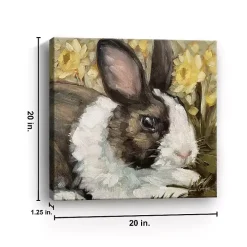 Buttercup Bunny Canvas Art Print