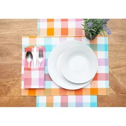Cabana Easter Gingham Table Runner