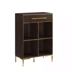 Cadence Gold Record Storage Bookcase