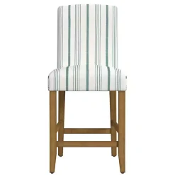 Calypso Striped Upholstered Counter Stool