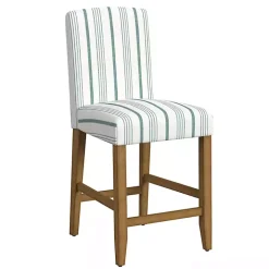 Calypso Striped Upholstered Counter Stool