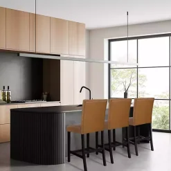 Camel Faux Leather Jeremy Counter Stools, Set of 2