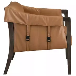 Camel Parkfield Faux Leather Accent Chair