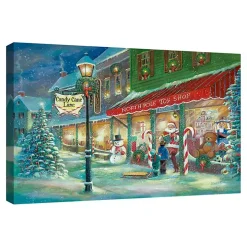 Candy Cane Lane Canvas Art Print