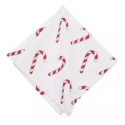 Candy Cane Wishes Napkins, Set of 6