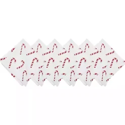 Candy Cane Wishes Napkins, Set of 6