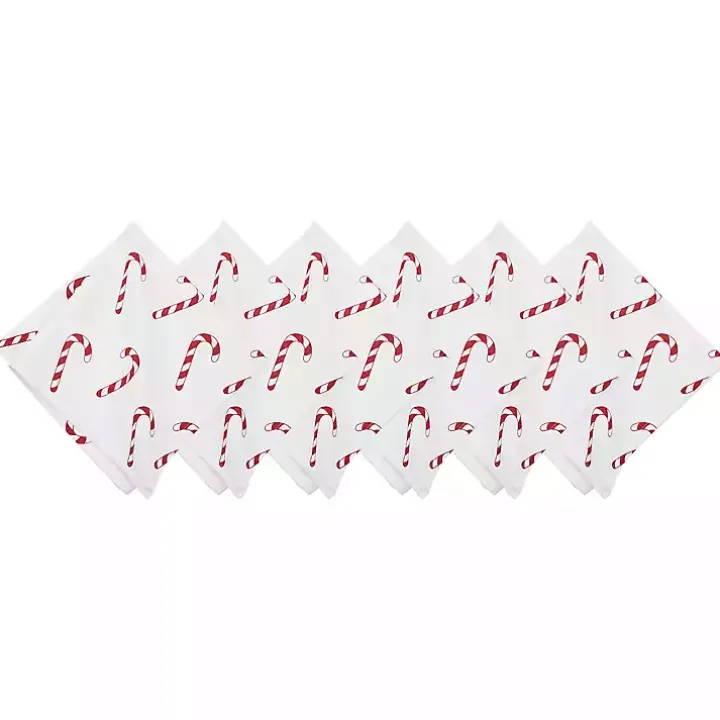 Candy Cane Wishes Napkins, Set of 6
