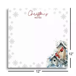 Cardinal Christmas Note Dry Erase Board, 12x12 in.